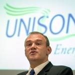 Secretary of state for energy and climate change, Ed Davey, addressing the UNISON energy conference in Brighton. Photo: Steve Forrest / Workers' Photos