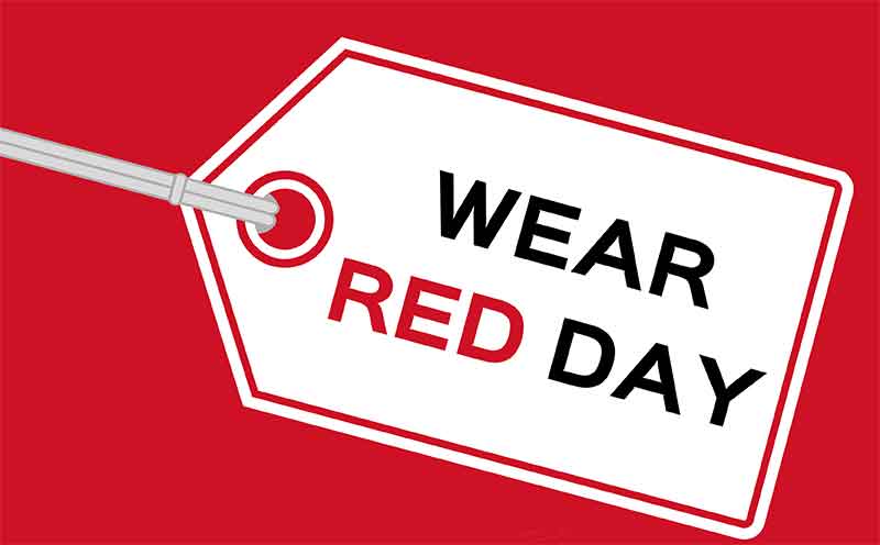 Image result for wear red
