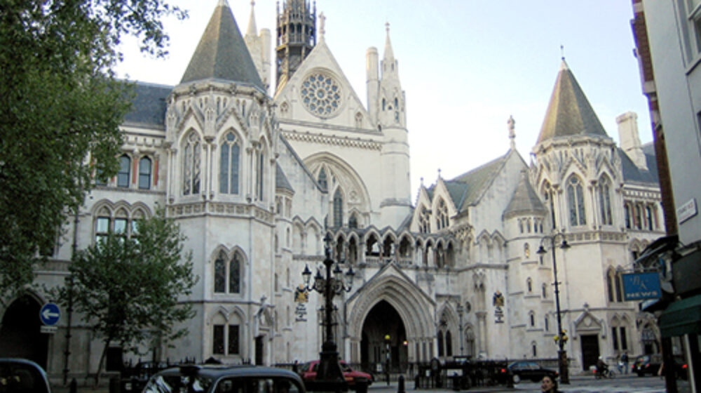 Royal Courts of Justice in London