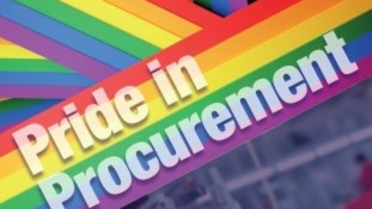 Cover image of booklet reads Pride in Procurement