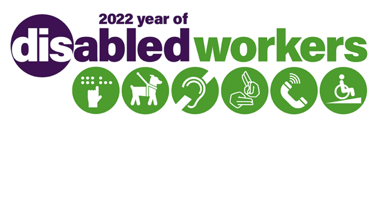 Logo - 2022 Year of disabled workers
