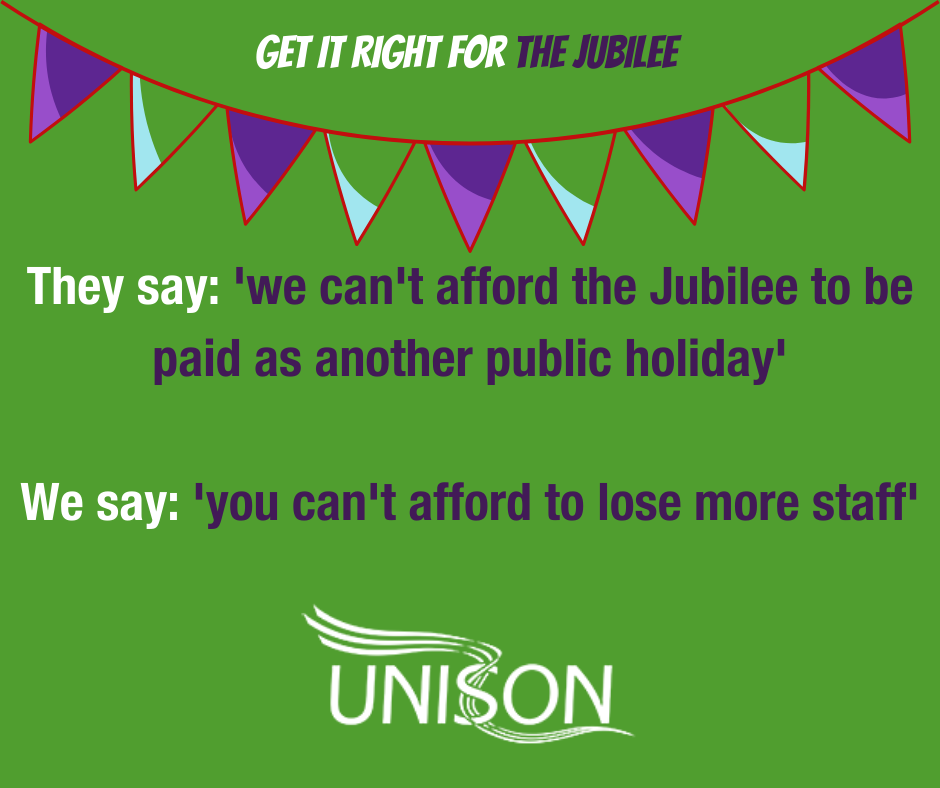 Jubilee holiday facebook graphic