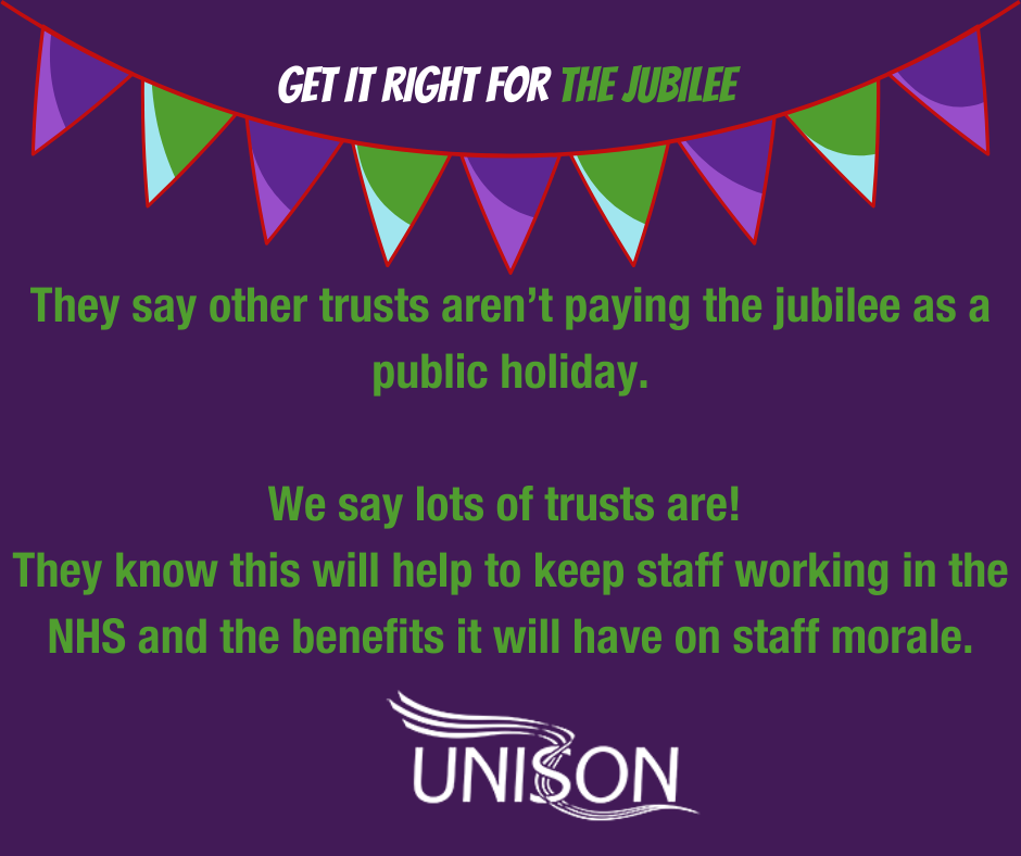 Jubilee holiday facebook graphic