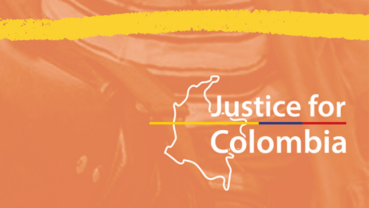 Justice for Colombia artwork