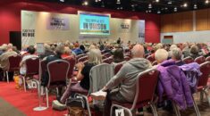 Delegates sitting at retired members conference 2022