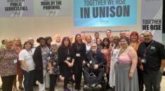 group picture of UNISON national disabled members committee at conference 2022