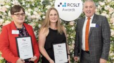 Kerry Davies at RCSLT awards