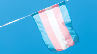 Photo of a transgender flag